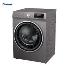 Smad OEM 9kg Gray Electric Automatic Front Loading Washing Machine for Home